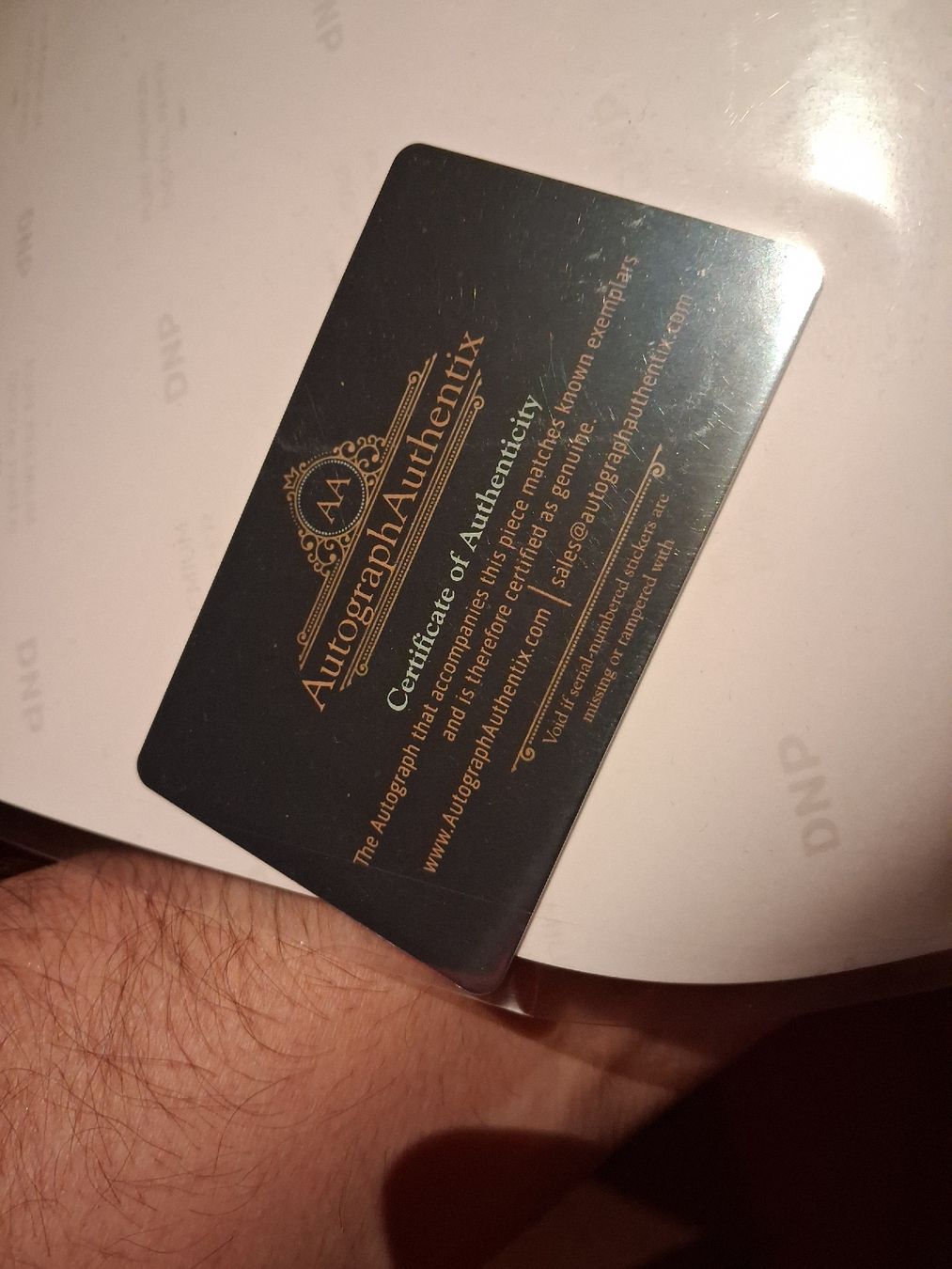 Autografi: Hugh Jackman the wolverine original signed – Nuovo e nell'imballaggio originale da Aarburg venduto da bos_l99q 1