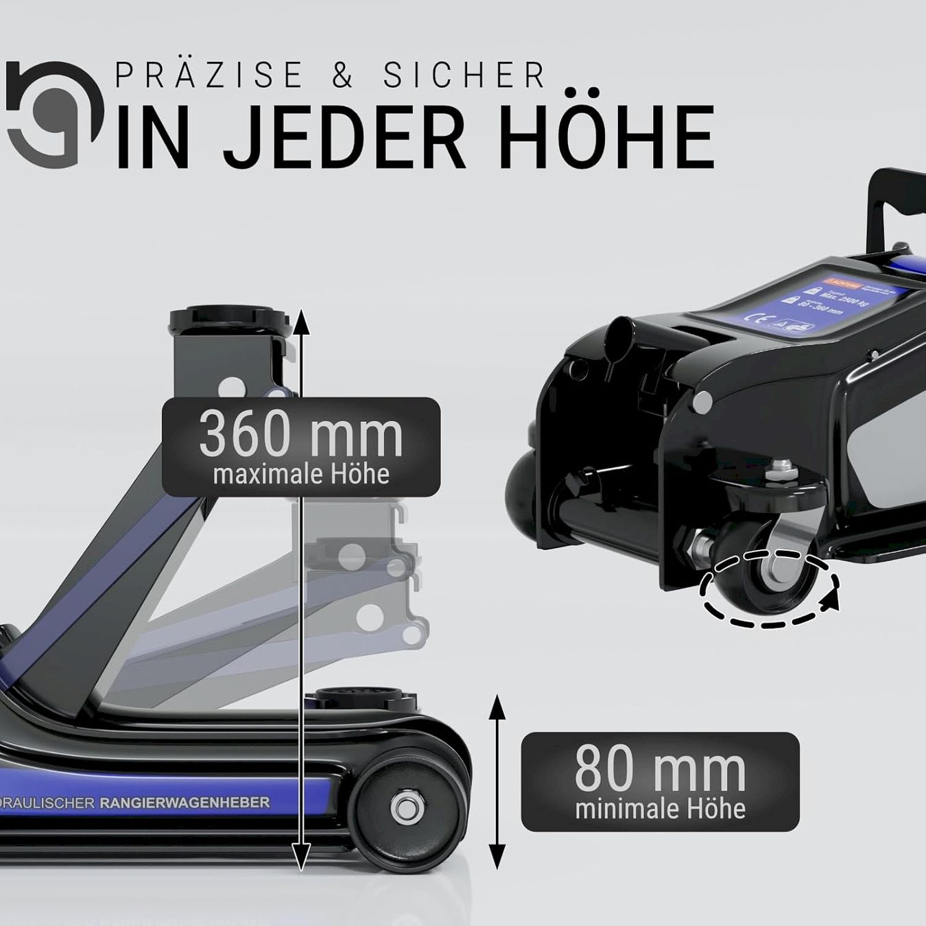 Tutti gli attrezzi: HAGO Hydraulischer Wagenheber 2,5T – Nuovo e nell'imballaggio originale da Bottighofen venduto da zaap 4