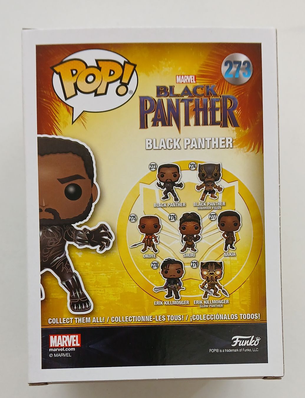 Funko Statuette: Funko Pop Black Panther 273 Marvel Chase  – Nuovo e nell'imballaggio originale da Le Sentier venduto da Funko-Pop-1979 2