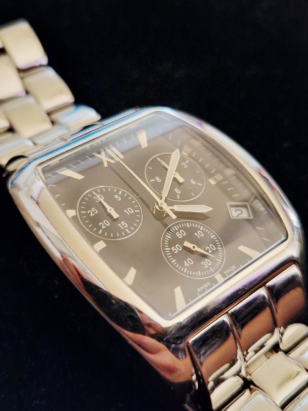 Montre Chronographe VP Bank - Swiss Made - Acier Inoxydable (Gebraucht ...