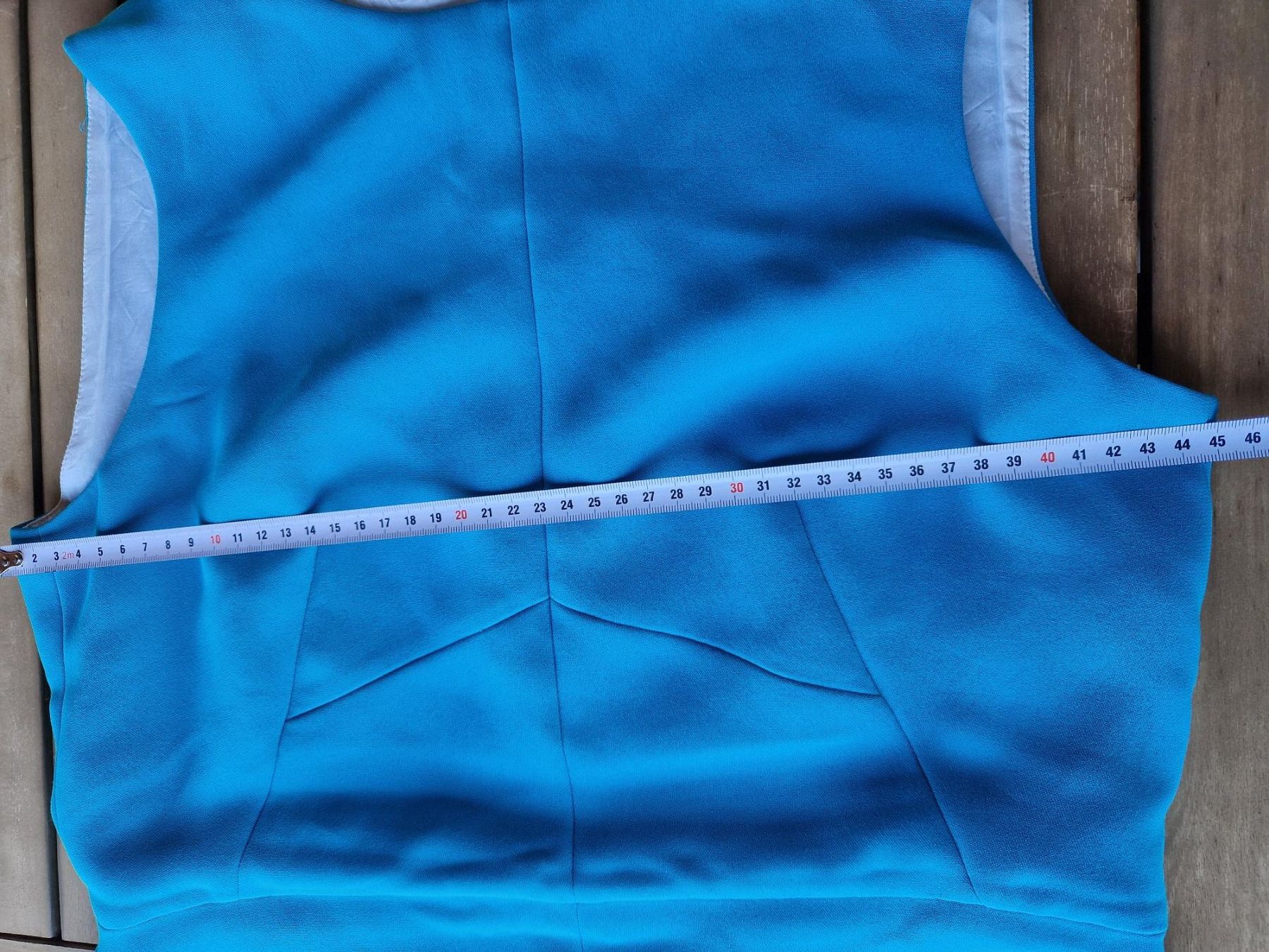 Tara Jarmon Vestiti: Magnifique robe Tara Jarmon. Turquoise. Taille 42. – Usato da Gryon venduto da dra_qxh2 4