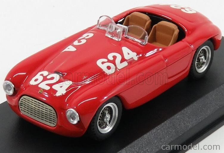 Modèle ART008.2 Ferrari 166 MM Barchetta #624 Mille Miglia - 1/43 (neuf)