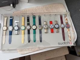 Swatch Chronograph Uhren Sammlung guter Zustand