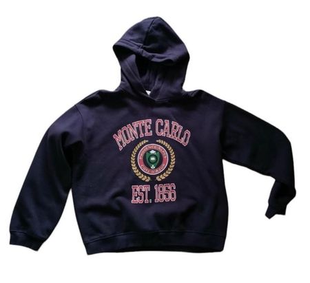 Monte Carlo Hoodie, Grösse S, Dunkelblau, Neuwertig!