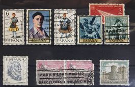 Spanien Briefmarken-Lot – Trachten, Kunst, Sondermarken