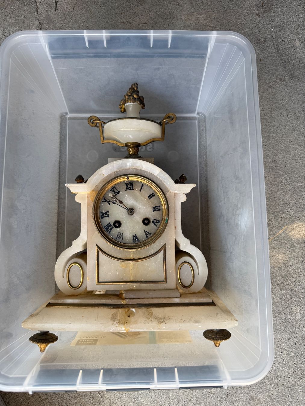 Orologi da terra & Orologi da parete: Pendule en marbre – Difettoso da Prilly venduto da bandoche67