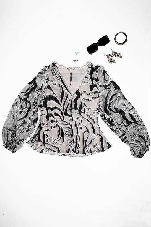 Camicette: GUESS elegante Bluse, musterhaft  – Usato da Dübendorf venduto da Leona.R
