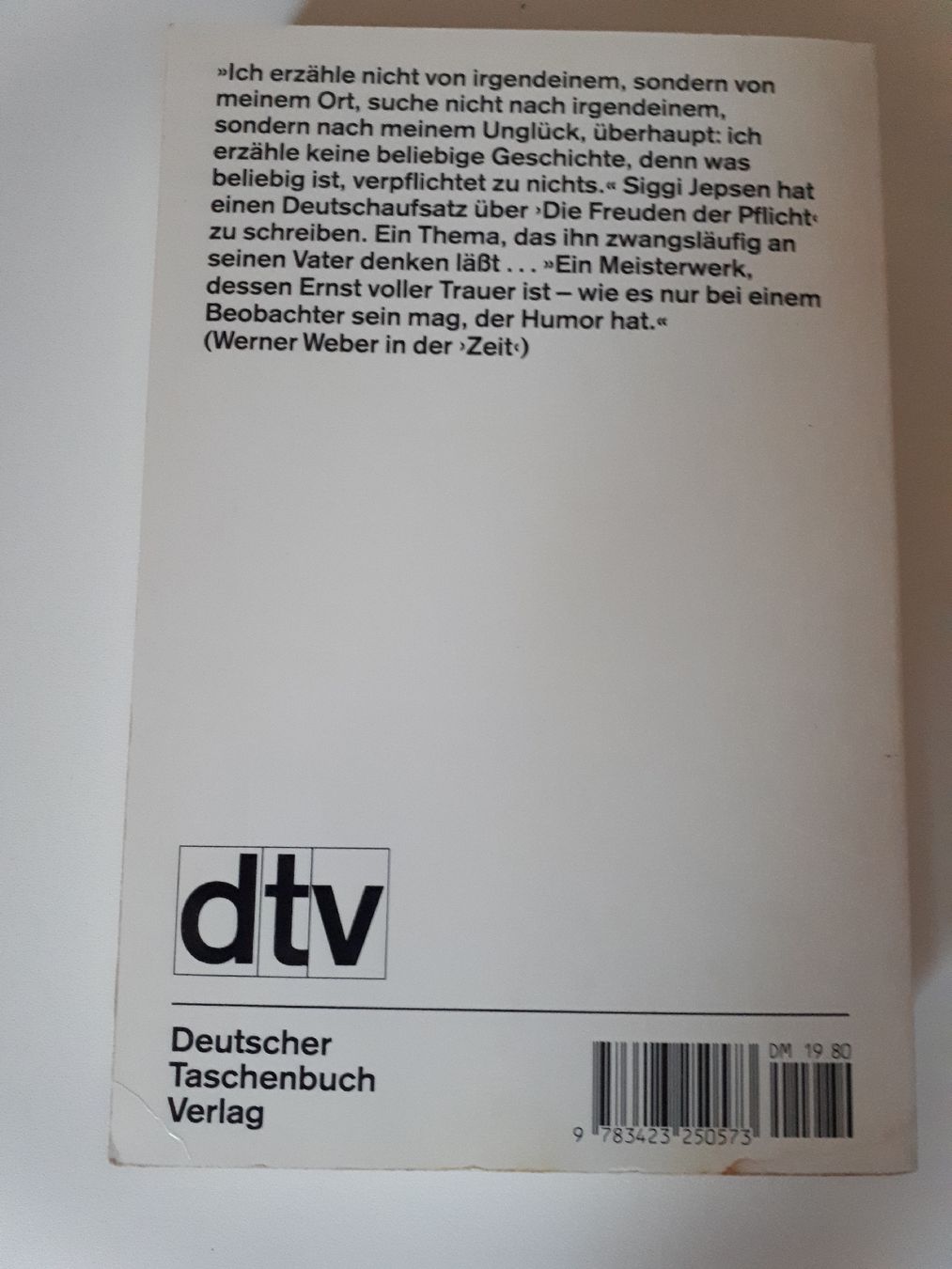 Bücher: Siegfried Lenz: Deutschstunde – Gebraucht aus Dietikon von Buchantiqdietikon 1