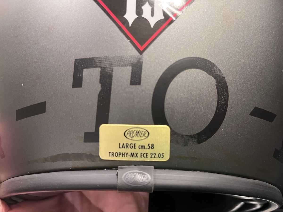 Caschi & visiere: Premier Motorradhelm, Trophy MX, Grösse L, NEU – Nuovo (secondo la descrizione) da Rapperswil BE venduto da blackwaterswiss 2