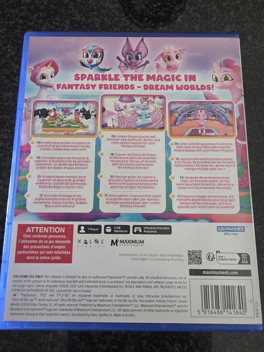 Giochi: Fantasy Friends Dream Worlds PS5 – Usato da Chavornay venduto da Crash37 1