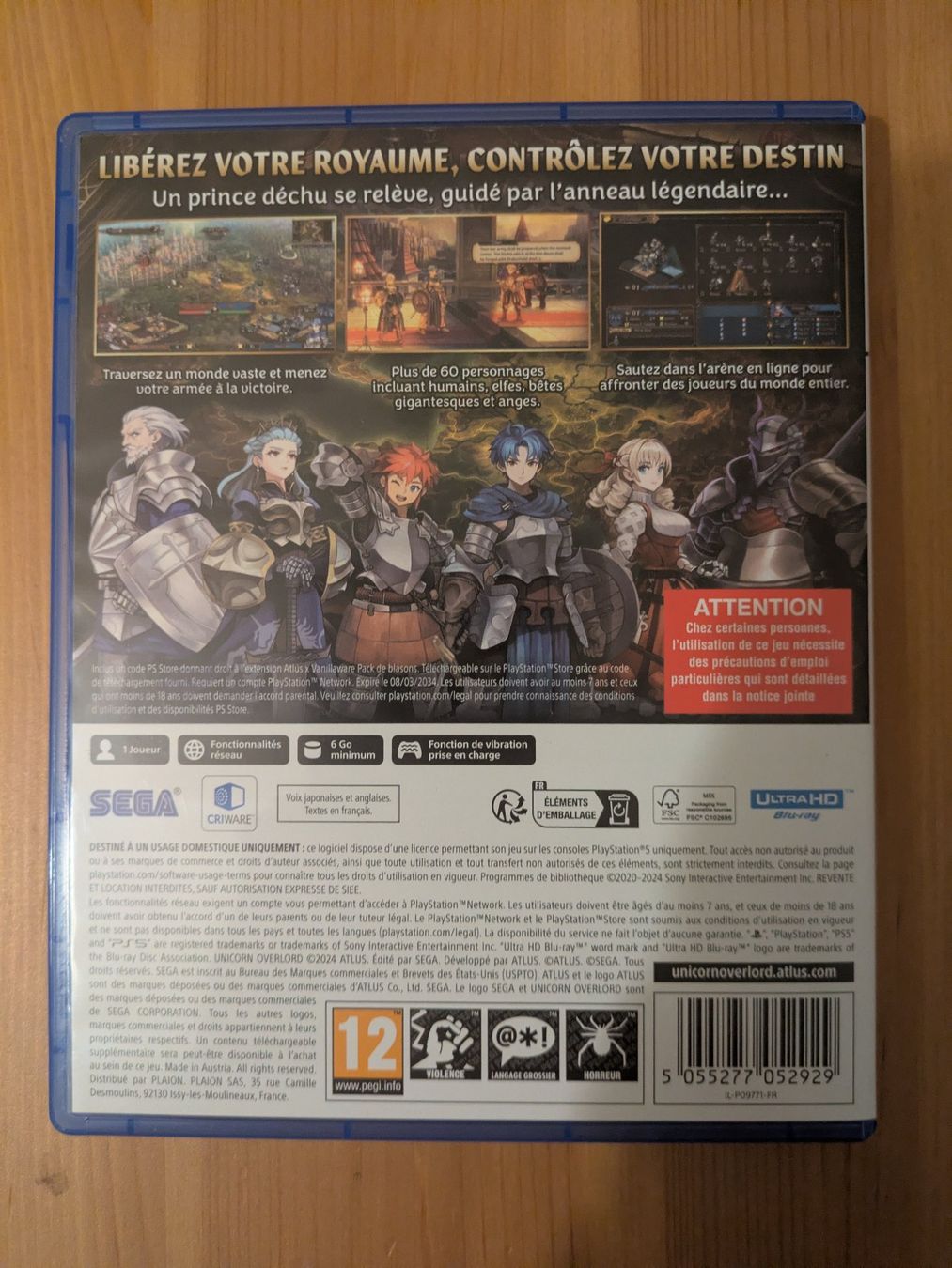 Spiele: PS5 - Unicorn Overlord – Gebraucht aus Lausanne von fedia 1