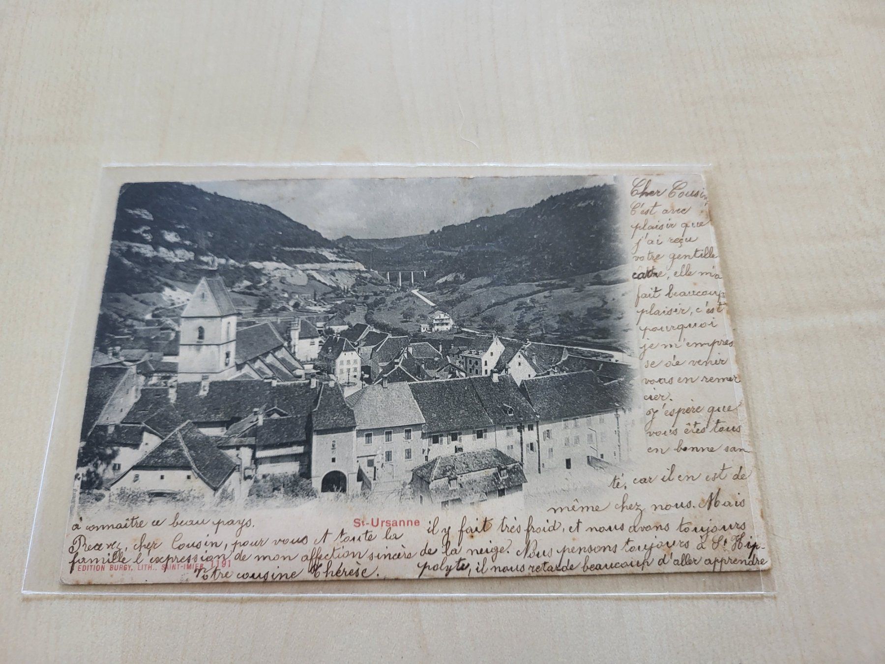 Cartoline postali: Carte postale de St-Ursanne – Usato da St-Ursanne venduto da kmi_6pyk
