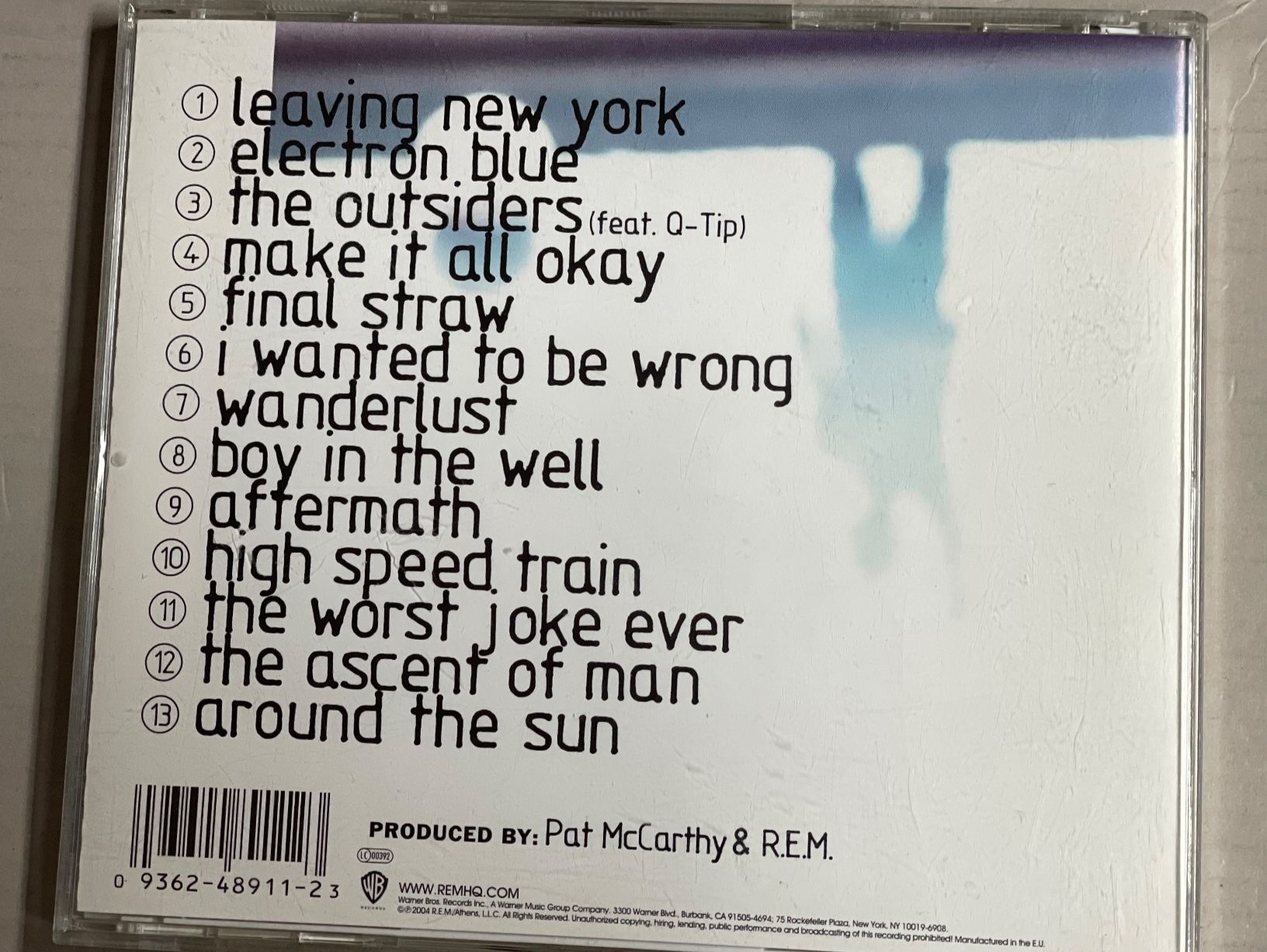 CD: R.E.M-Around The Sun – Usato da Muri b. Bern venduto da AdidasCollector 1