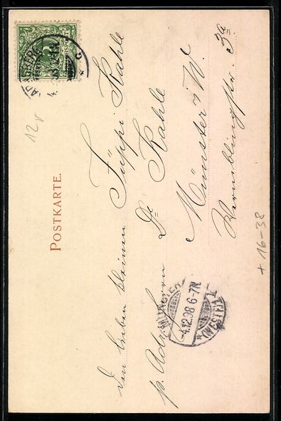 Cartoline postali: Grusskarten-AK Arnsberg, Ortsansicht, Bu – Usato da Berlin venduto da bartko-reher 1