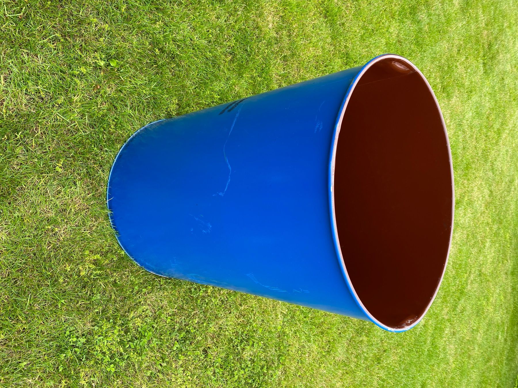 Annaffiatura & Irrigazione: Massives 220 Liter Stahfass – Usato da Aefligen venduto da easykarton