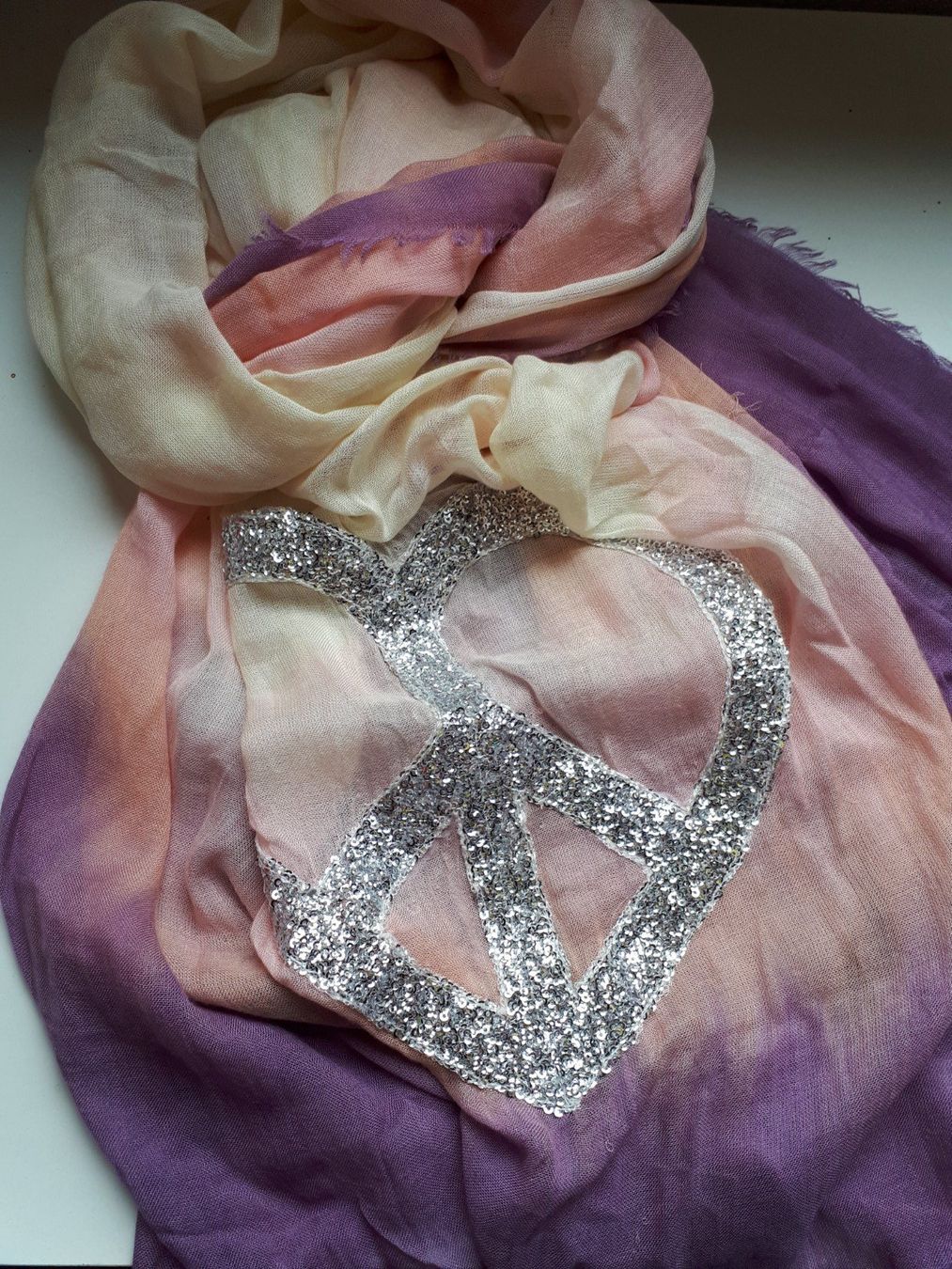 Foulard & Sciarpe: grosses Foulard mit Glitzermotiv – Usato da Weiningen ZH venduto da Annakatharina