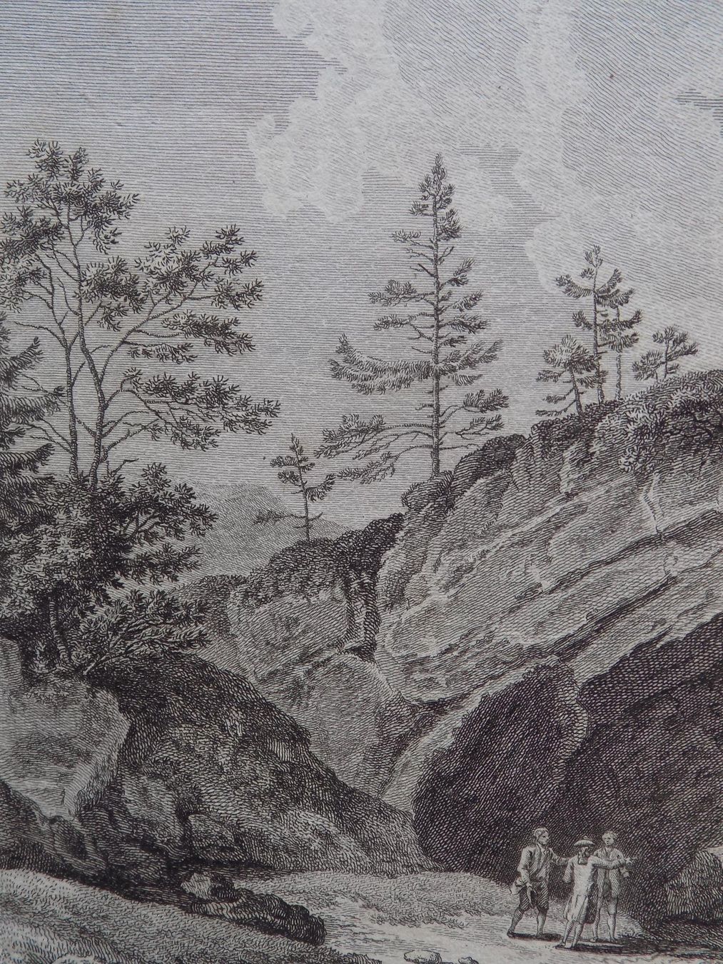 Gravures: Vue du Rocher du Pierre Pertuis – D'occasion à Risch par Rischli15 3