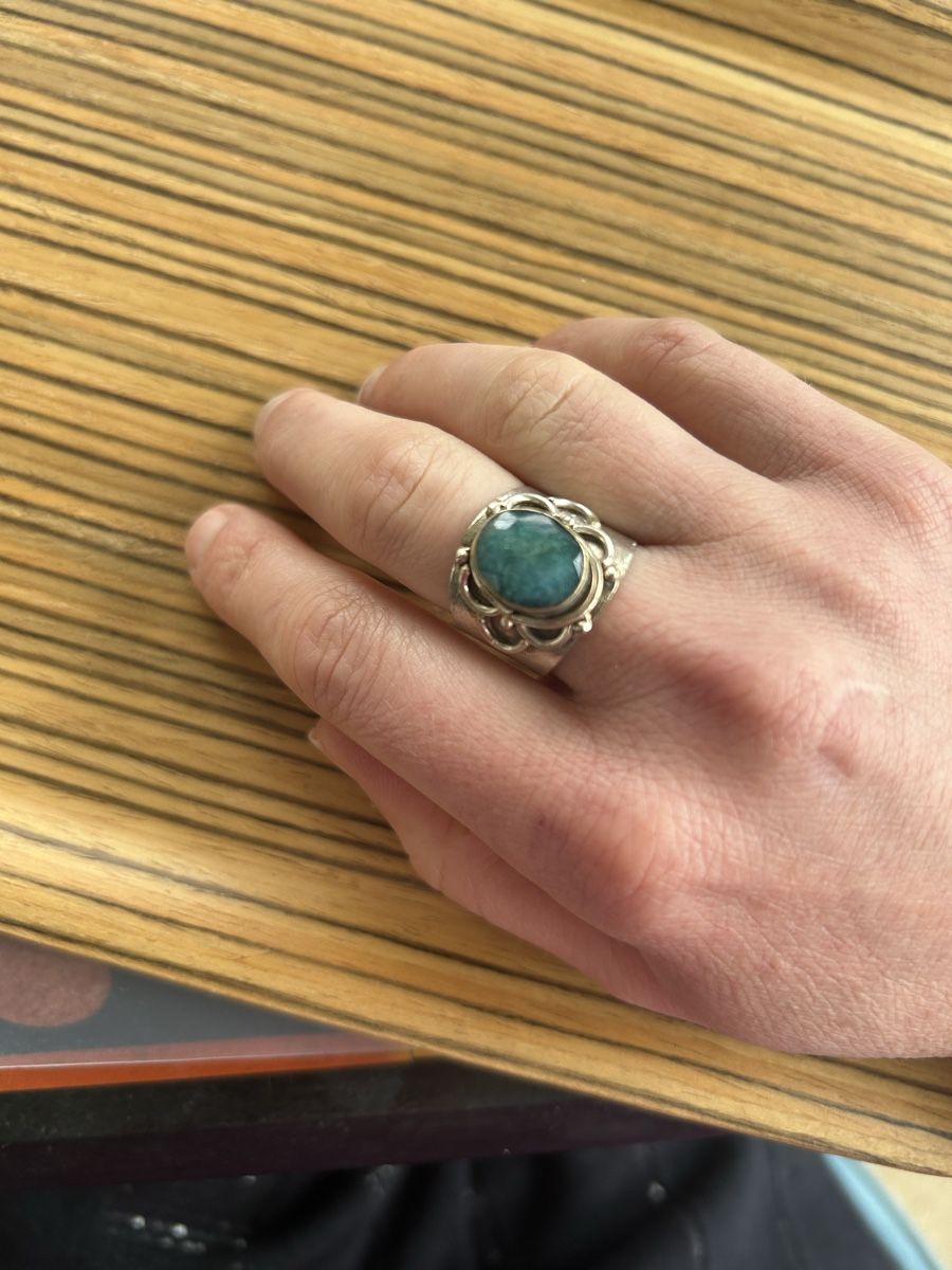 Anelli: Ring Silber mit Smaragd – Usato da Birsfelden venduto da Exclusivity 1