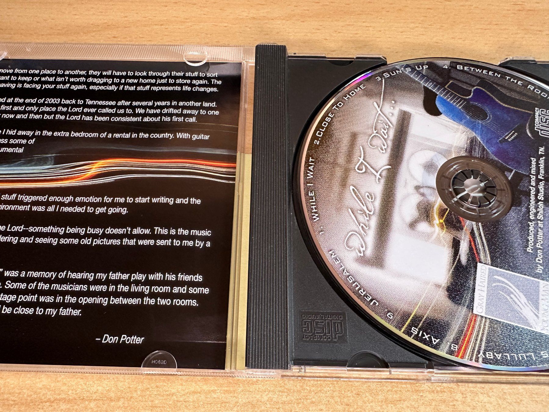 CD: W1 Don Potter – While I Wait... – Usato da Rikon im Tösstal venduto da Alpenmutz 2