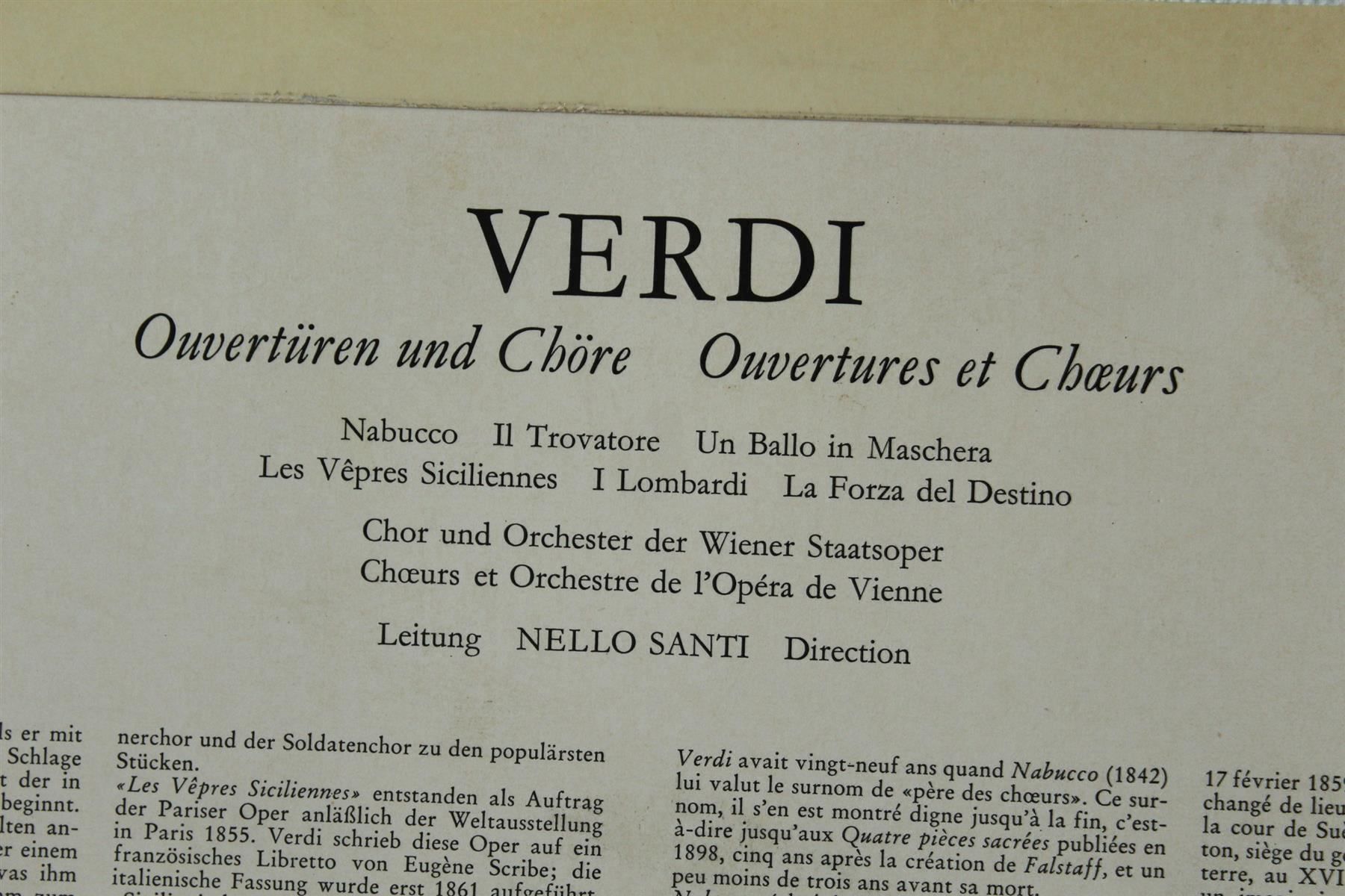 CD: VERDI: Ouvertüren und Chöre – Usato da Bern venduto da kultiges 4