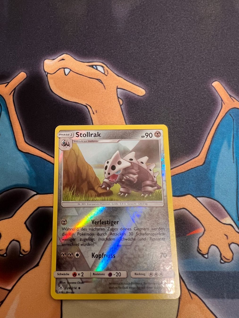 Pokémon Sammelbilder & Trading cards: Stollrak (UNB 124) - Reverse Holo - Unbroken Bonds – Neu (gemäss Beschreibung) aus Bülach von Pfrenzel