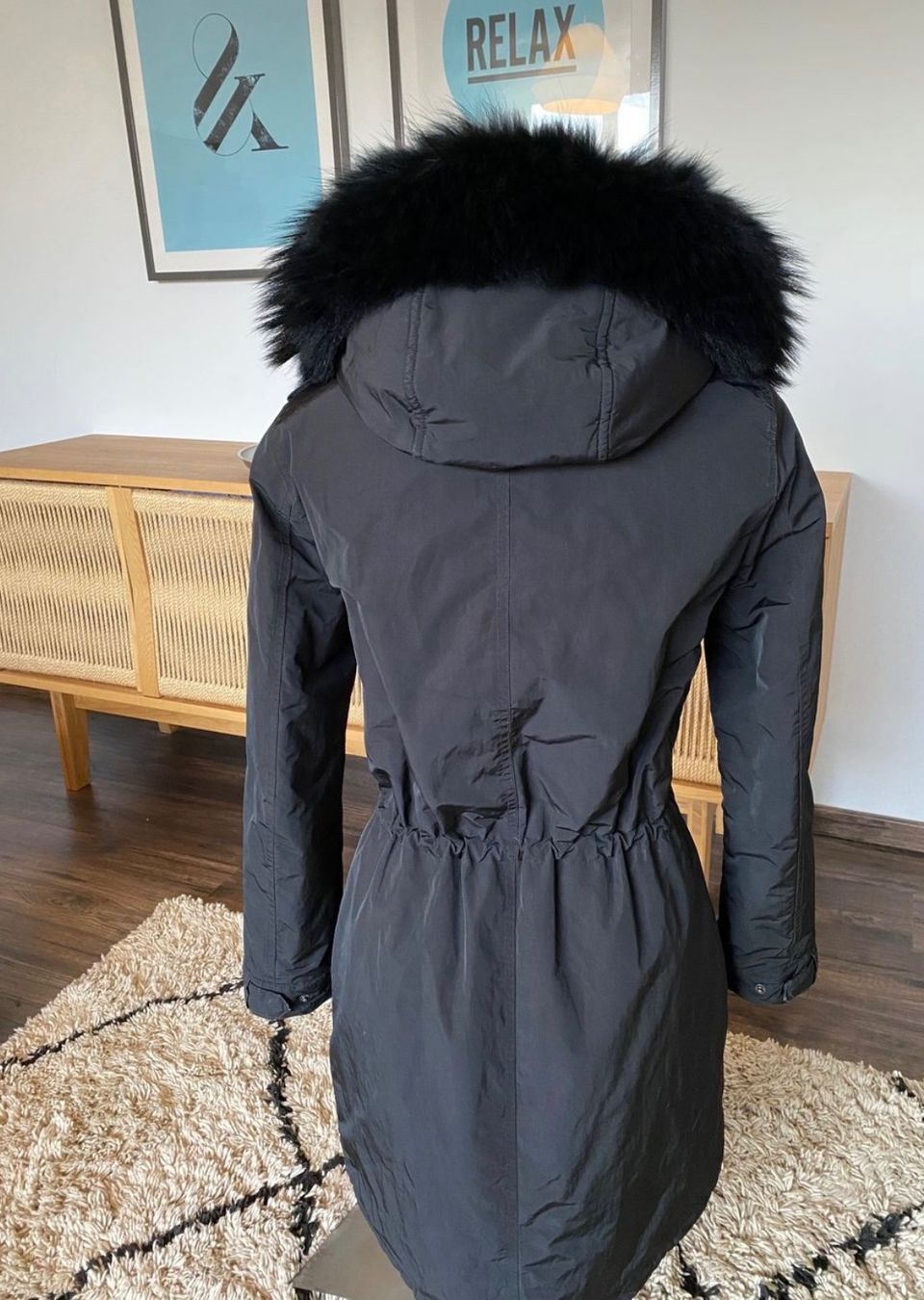 Woolrich Cappotti: Original Woolrich Übergangsmantel Black – Usato da Buchs ZH venduto da crazyhandbaggirl123 8