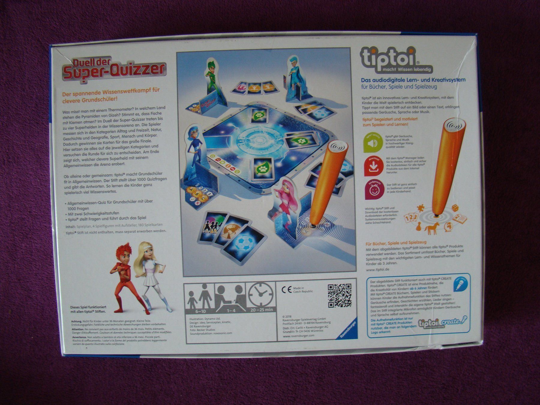 Ravensburger Giochi: tiptoi Spiel - Duell der Super - Quizzer – Usato da Müllheim Dorf venduto da Seeeule01 6