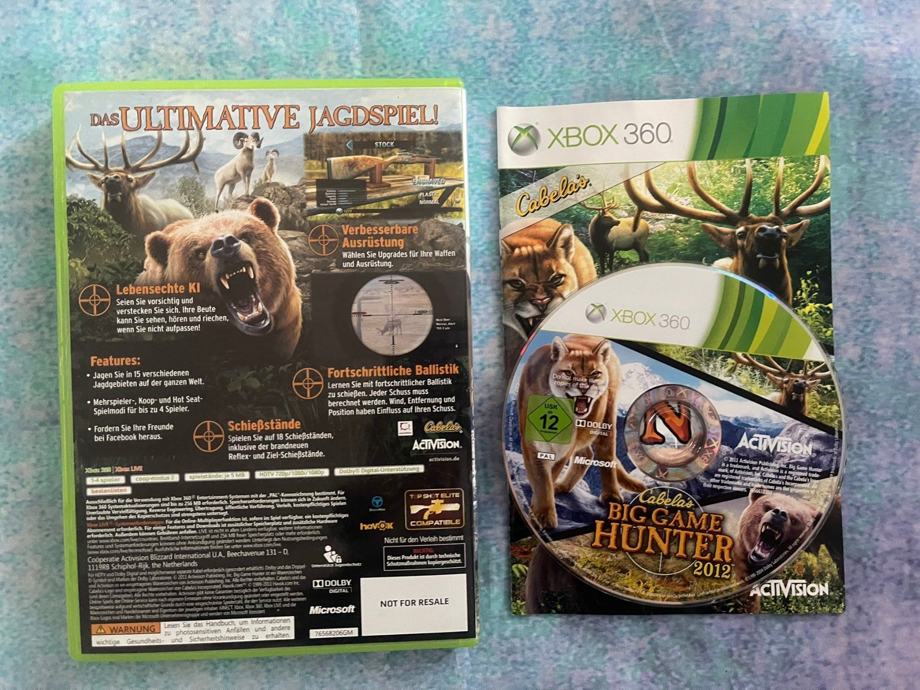 Giochi: Xbox360: Cabelas Big Game Hunter 2012 – Usato da Märstetten venduto da AlienNova 1