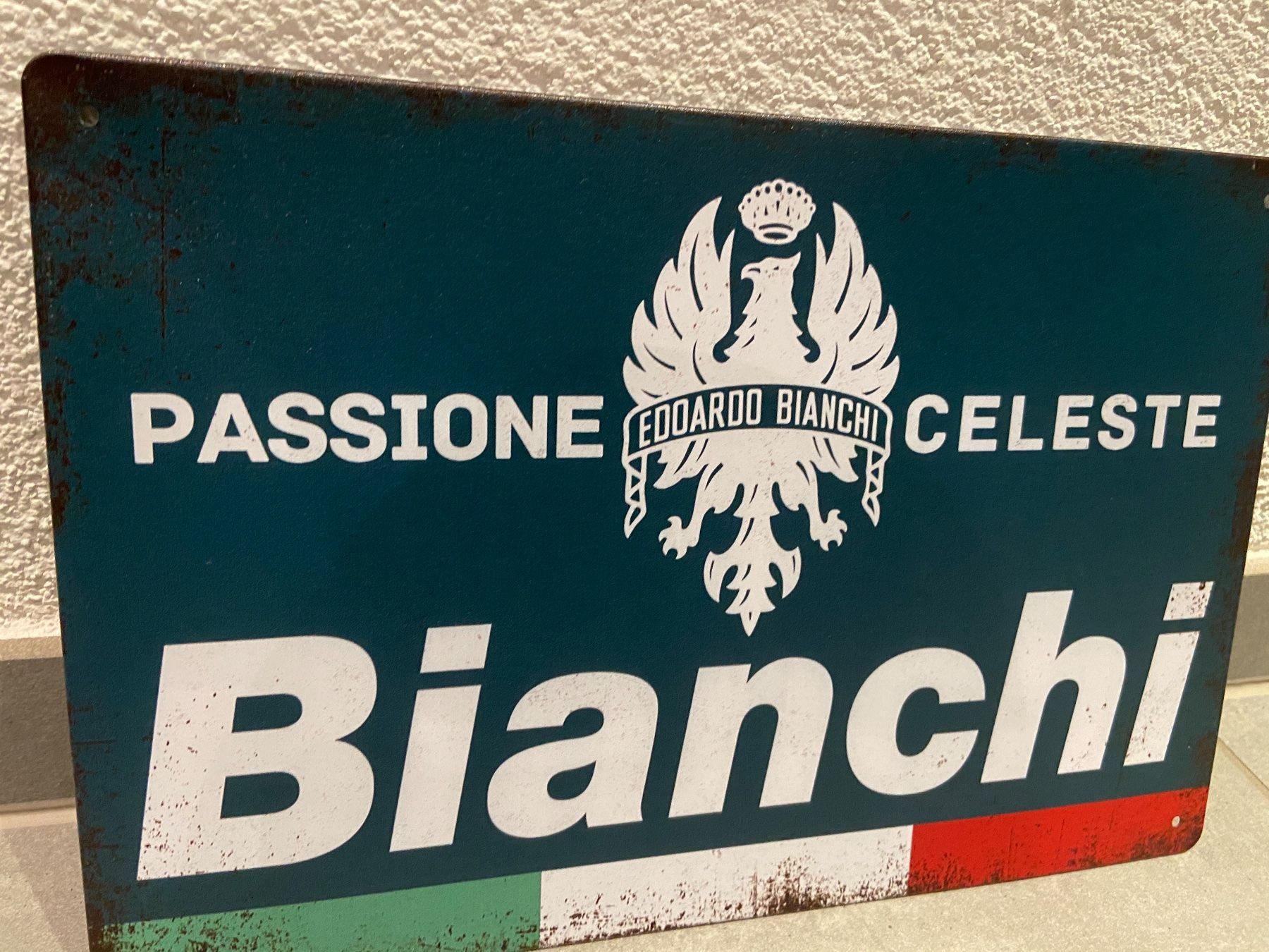 Insegne: EDOARDO BIANCHI Tafel EinzigartigNeu – Nuovo e nell'imballaggio originale da Seon venduto da Aaargauer01 2
