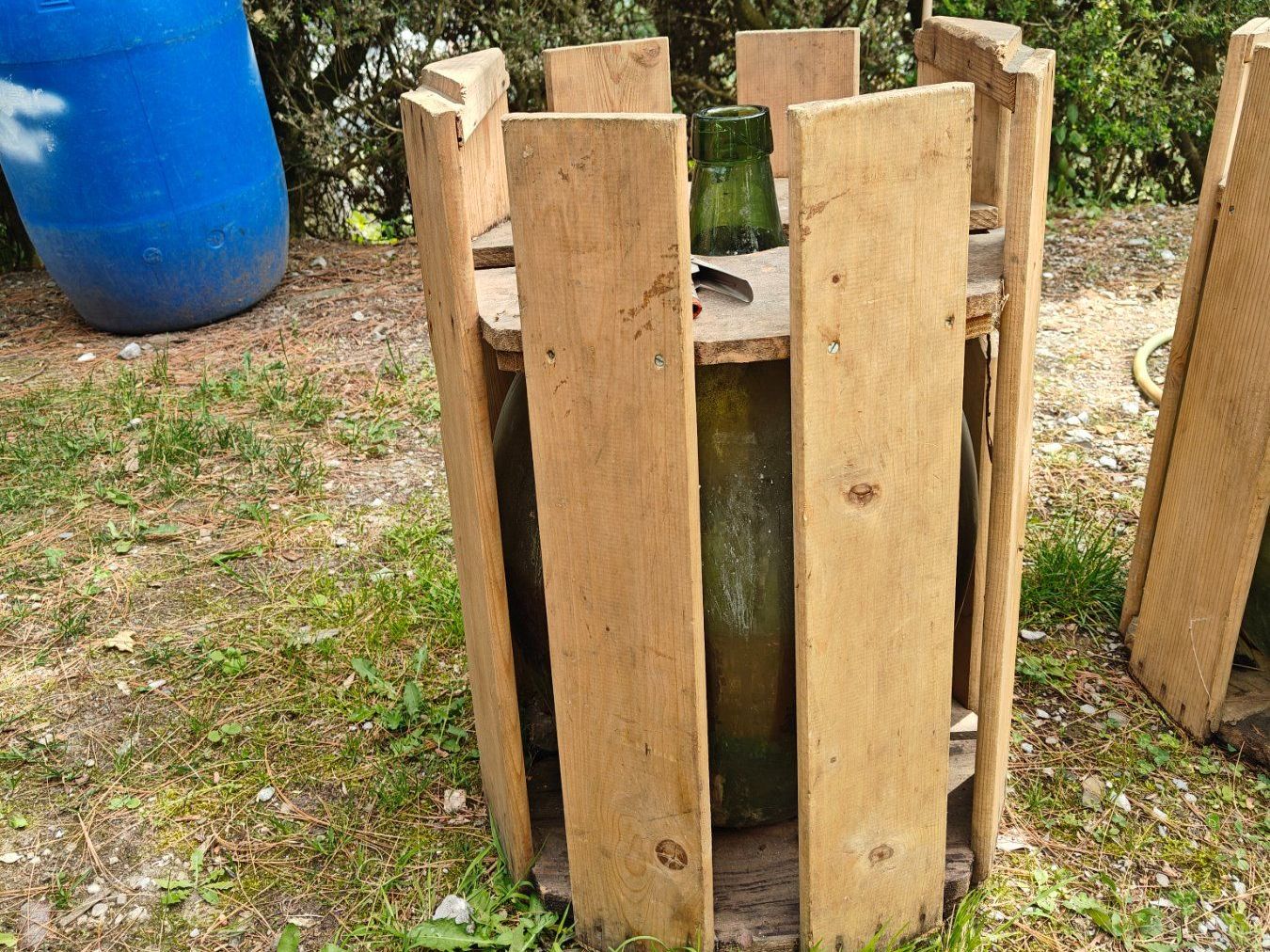 Accessori: Mostflasche im Holz 1 – Usato da Luzern venduto da osw_952s