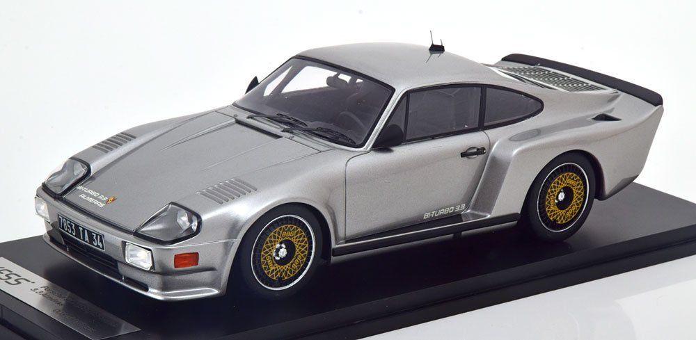 Modellino 1/18 KESS-MODEL Porsche 911 930 Biturbo 3.3 Almeras 1993 (Blu Metallizzato) KE18005A