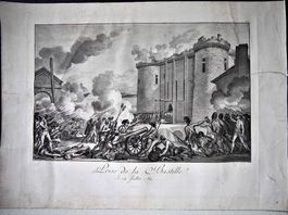 La prise de la bastille, Sturm auf die Bastille , ca.1850