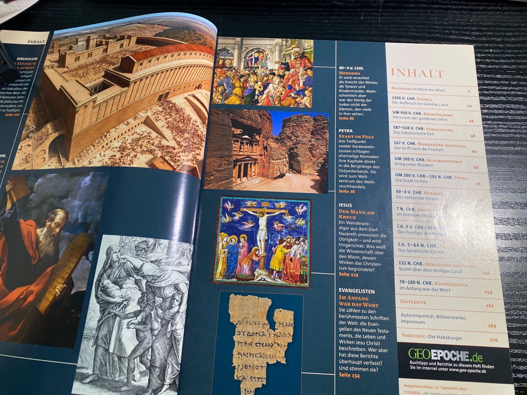 Zeitschriften & Magazine: Geo Epoche: Das heilige Land – Gebraucht aus Erlinsbach SO von Silverstorm 1