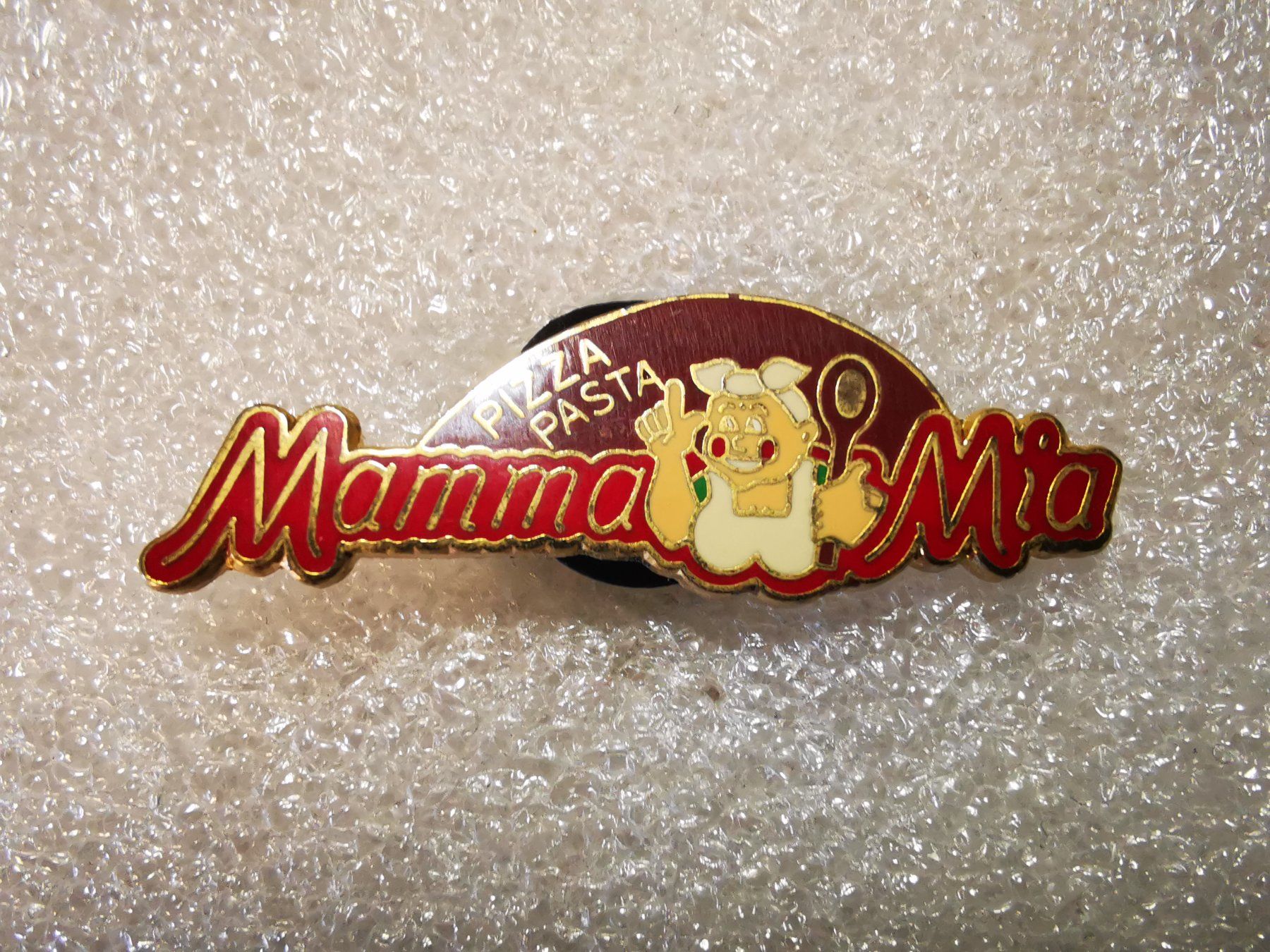 Placchette & Badge: Ansteckpin 8: Mamma Mia – Usato da Oppligen venduto da Pin-Fall-Shop