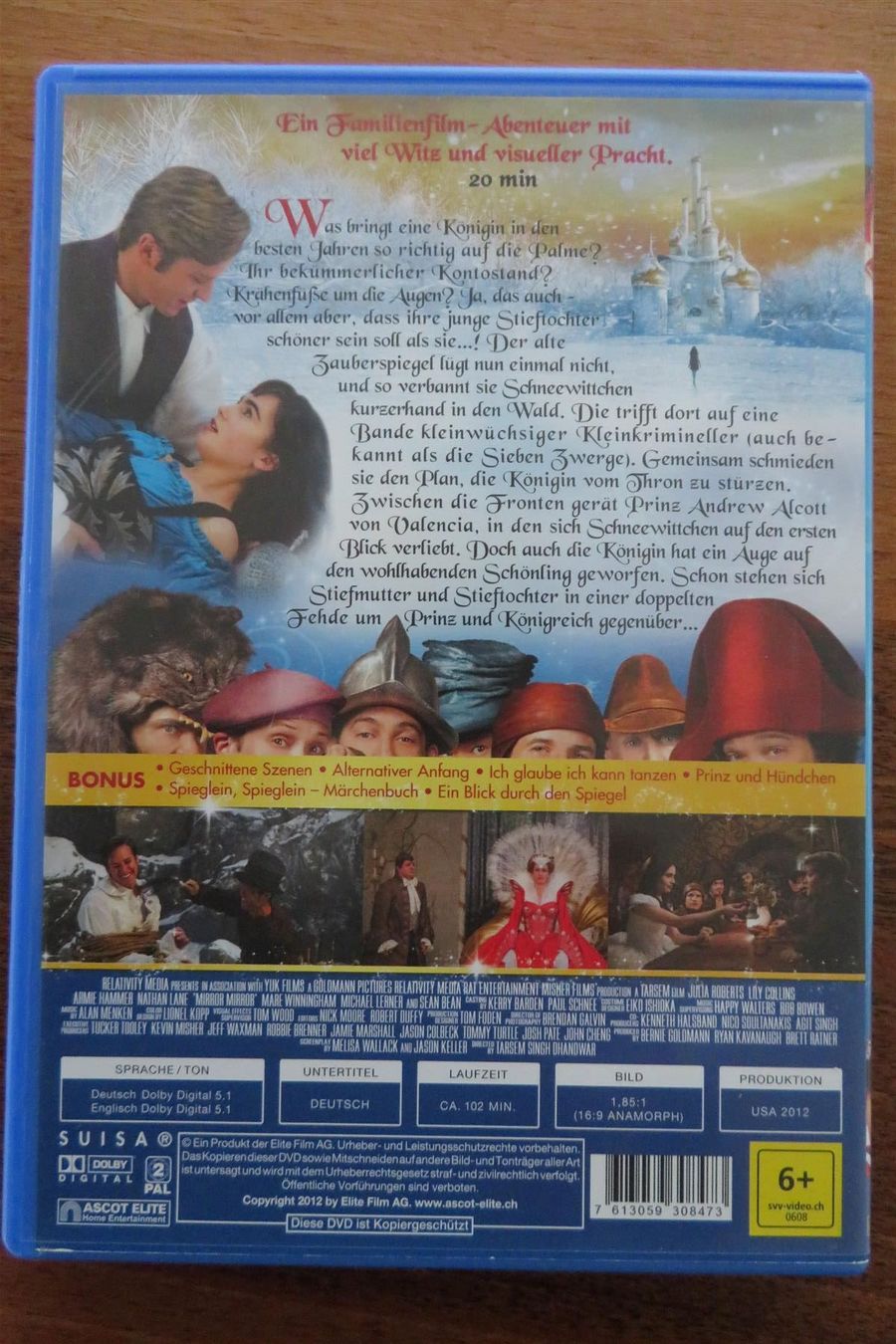 Alle DVDs: DVD SPIEGLEIN SPIEGLEIN mit JULIA ROBERTS – Neu (gemäss Beschreibung) aus Wil ZH von Tamagy 1