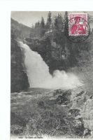 La Chute du Doubs, Wasserfall, 1910, frankiert