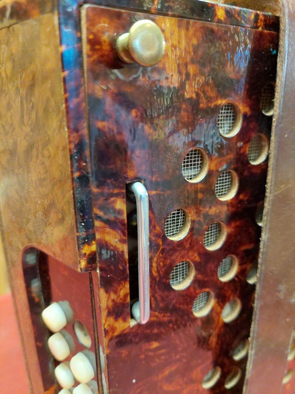 Musikinstrumente: Hercule Handorgel mit Dix-Stimmen / Verm. Schweizer Fabrikat – Defekt aus Davos-Platz von musikhauskollegger 9