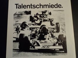 Prospekt Werbung VW Volkswagen Talentschmiede 1977