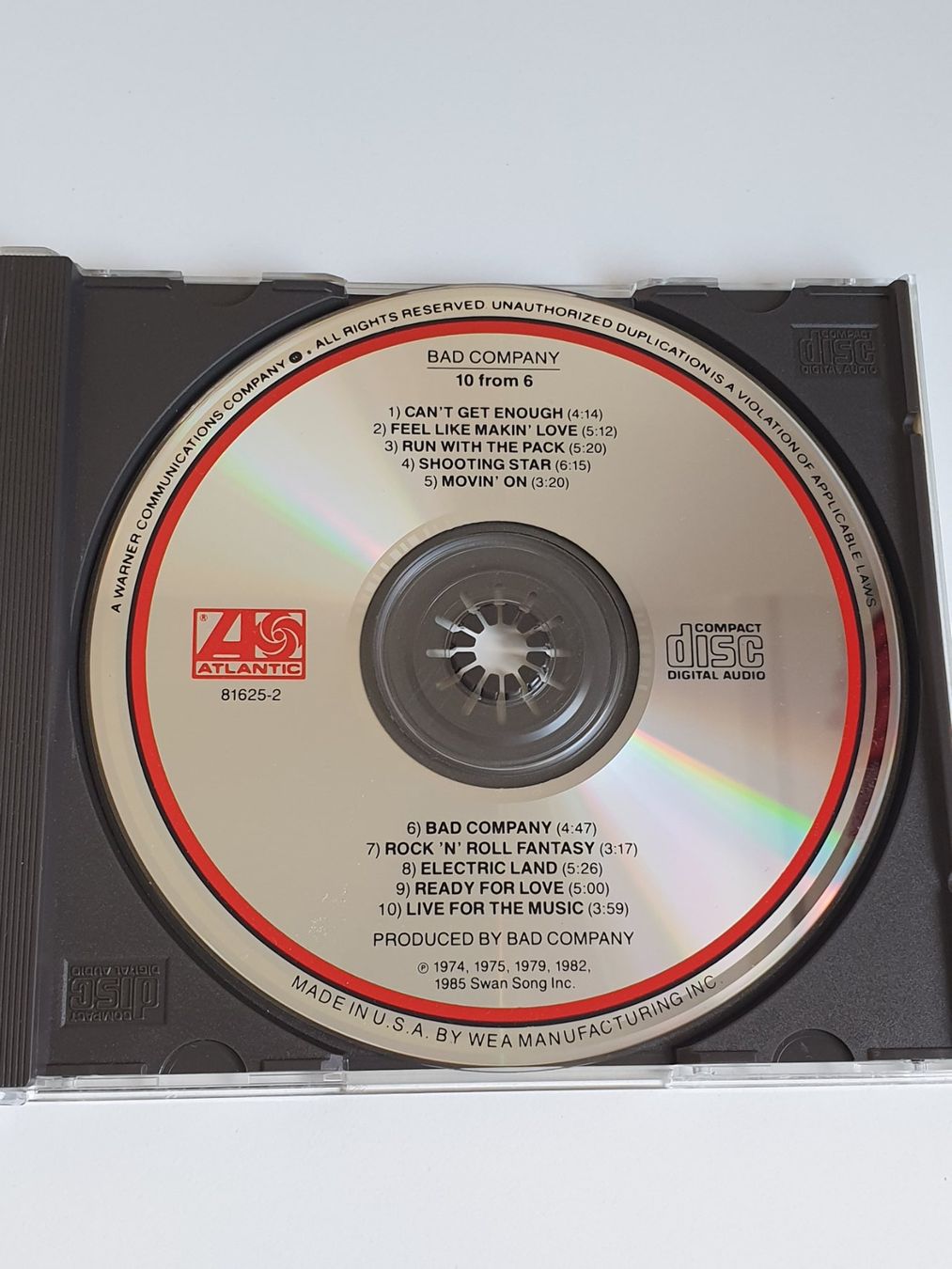 CDs: CD "10 from 6" von Bad Company – Gebraucht aus Uster von Andreas7 2