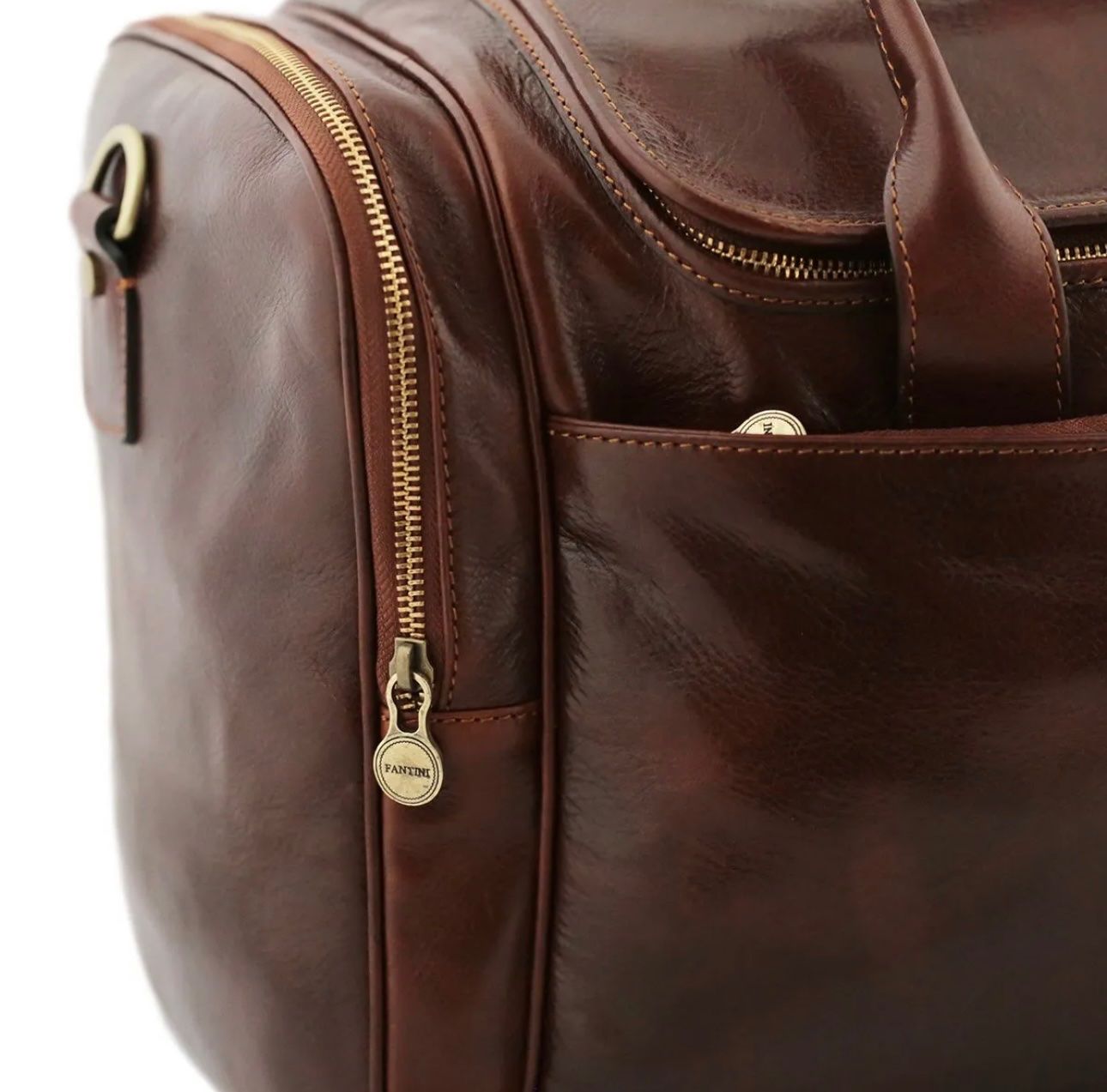 Borse: Reisetasche Leder England - Farbe: Braun – Nuovo e nell'imballaggio originale da Wittenbach venduto da WWW.DRILUBAGS.CH 1