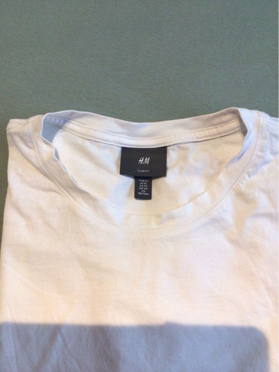 H&M T-shirt: Herren T Shirt weiss – Nuovo (secondo la descrizione) da Oftringen venduto da anbara 1