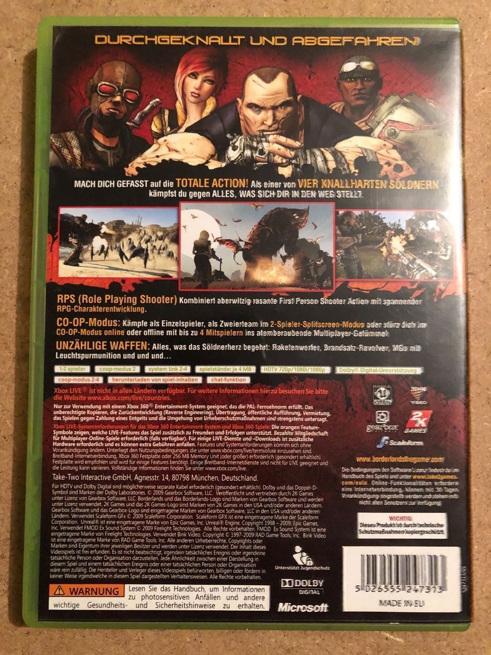 Giochi: Borderlands für Xbox 360 – Usato da Kestenholz venduto da Mad18 1