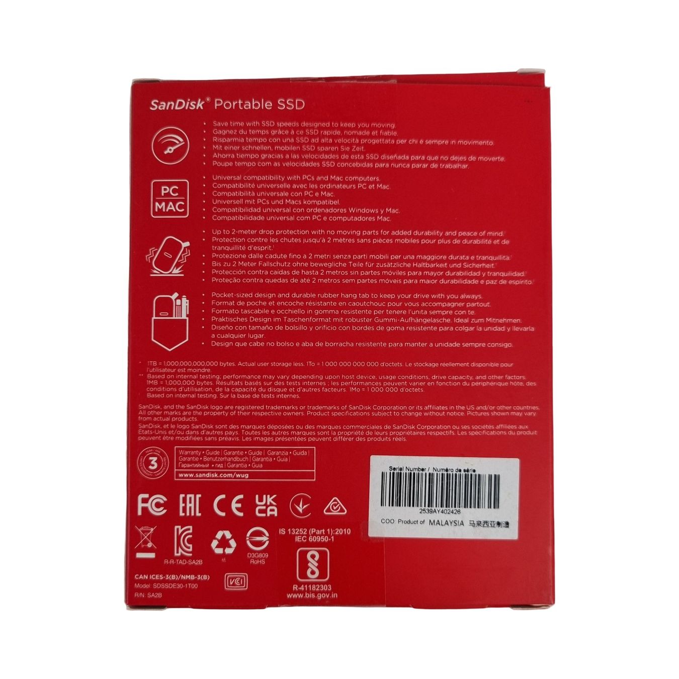Sandisk Dischi rigidi: SANDISK-Portable SSD Extreme Pro with USB4 – Nuovo (secondo la descrizione) da Wangen b. Olten venduto da Restwert_Wangen 2