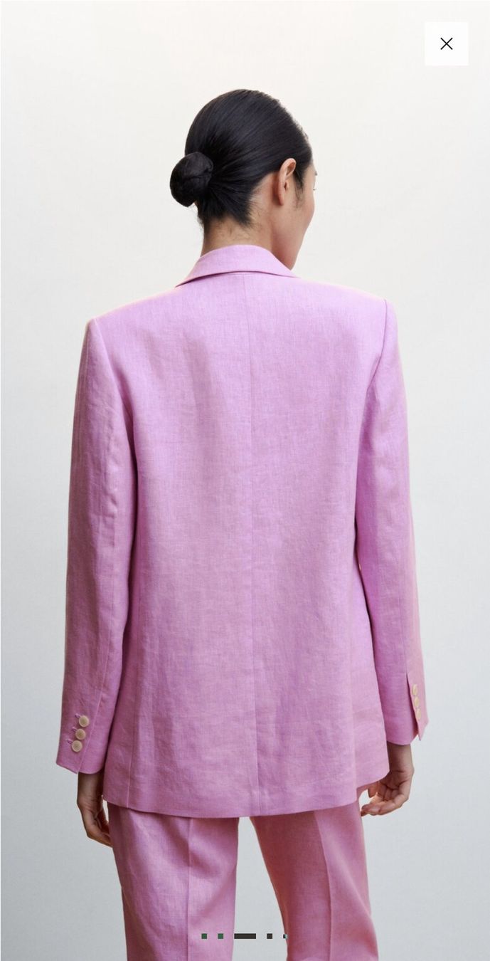 Mango Giacche: Mango Leinenblazer in Rosa - Gr. M - Neu! – Nuovo e nell'imballaggio originale da Erlinsbach SO venduto da ULIKH 2