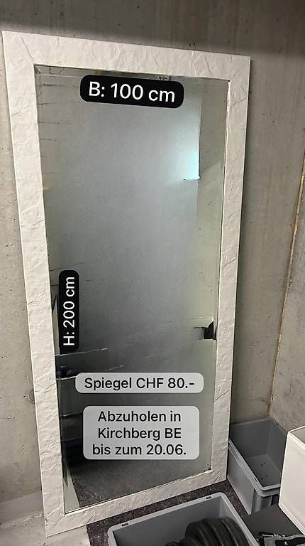 Specchi: Spiegel 85x185cm – Usato da Kirchberg BE venduto da Stimorol2