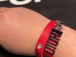 HOT🔥 RED Christian Dior Bracelet / Choker!
