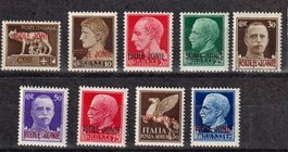 Italien, Jonische, Inseln, Mi 15-23*, KW € 6.50