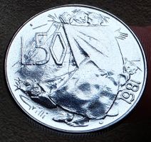 SAN MARINO 50 LIRE 1981 UNZ. *RAR*