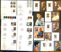 1965-91- Das Fürstenhaus von Liechtenstein FDC +Maxikarten
