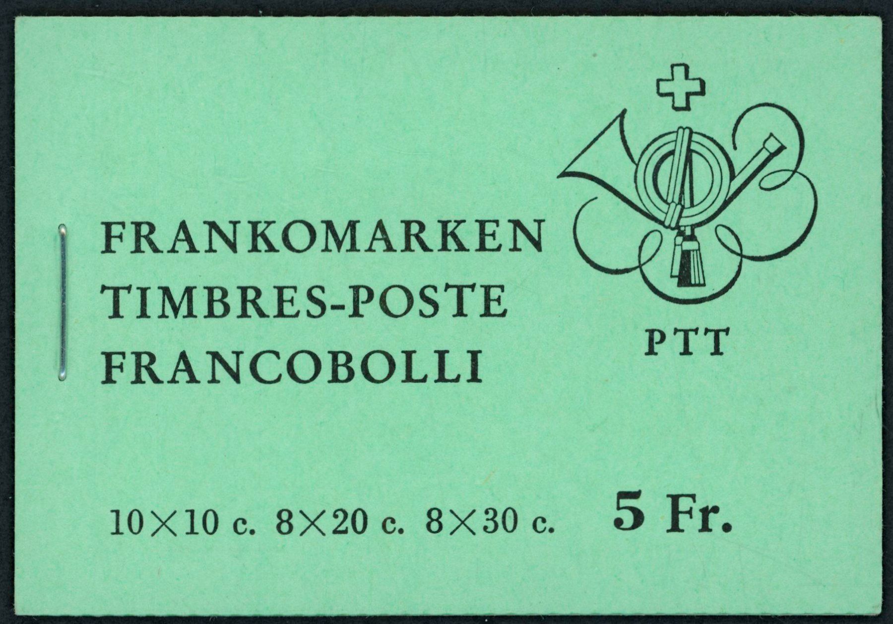 Tous les timbres: 1968 - Markenheftchen - Postgeschichte - Abart - postfrisch – Neuf (Voir description) à Schindellegi par leecollect